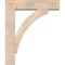 Ekena Millwork Thorton Block Smooth Bracket w/ Offset Brace, Douglas Fir, 7 1/2"W x 32"D x 38"H BKT0806X32X38THR05SDF - alternate 4